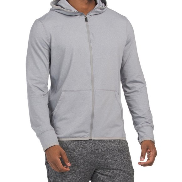 FOURLAPS Other - FOURLAPS Recycled Equip XL Hooded Jacket Full Zip Grey